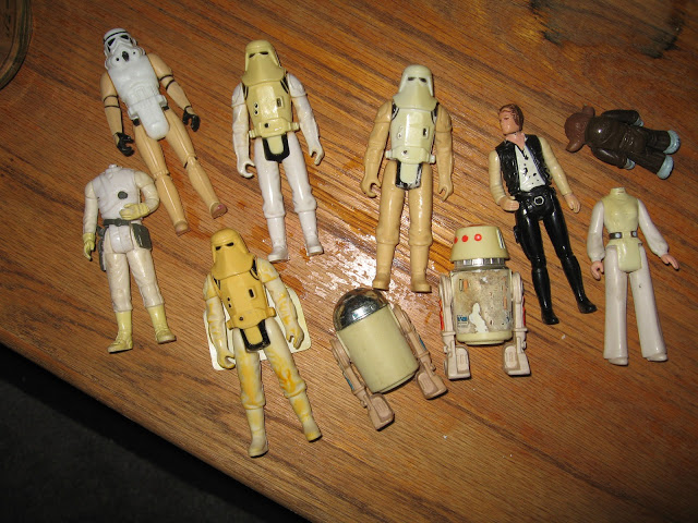 De yellowing star wars hot sale toys